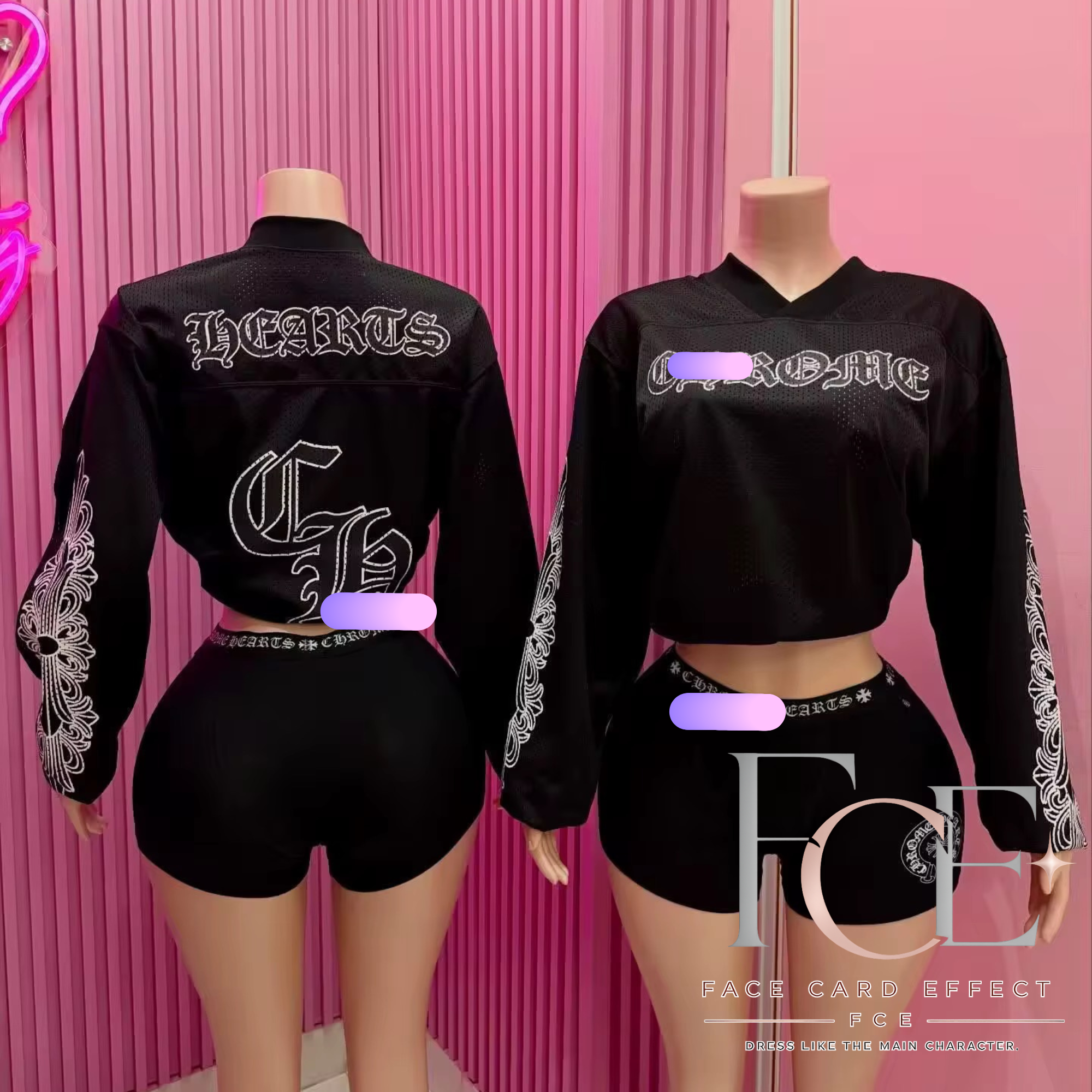 FCE Statement Short Set – Black